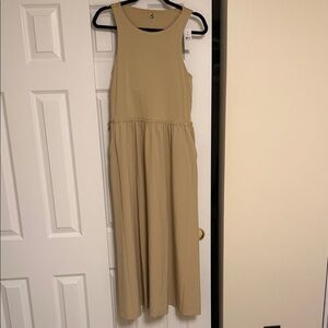 Lou & Grey Tan Sleeveless Maxi Dress